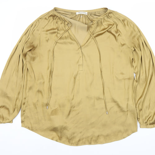 Marks and Spencer Women's Beige Tunic Blouse Size 14