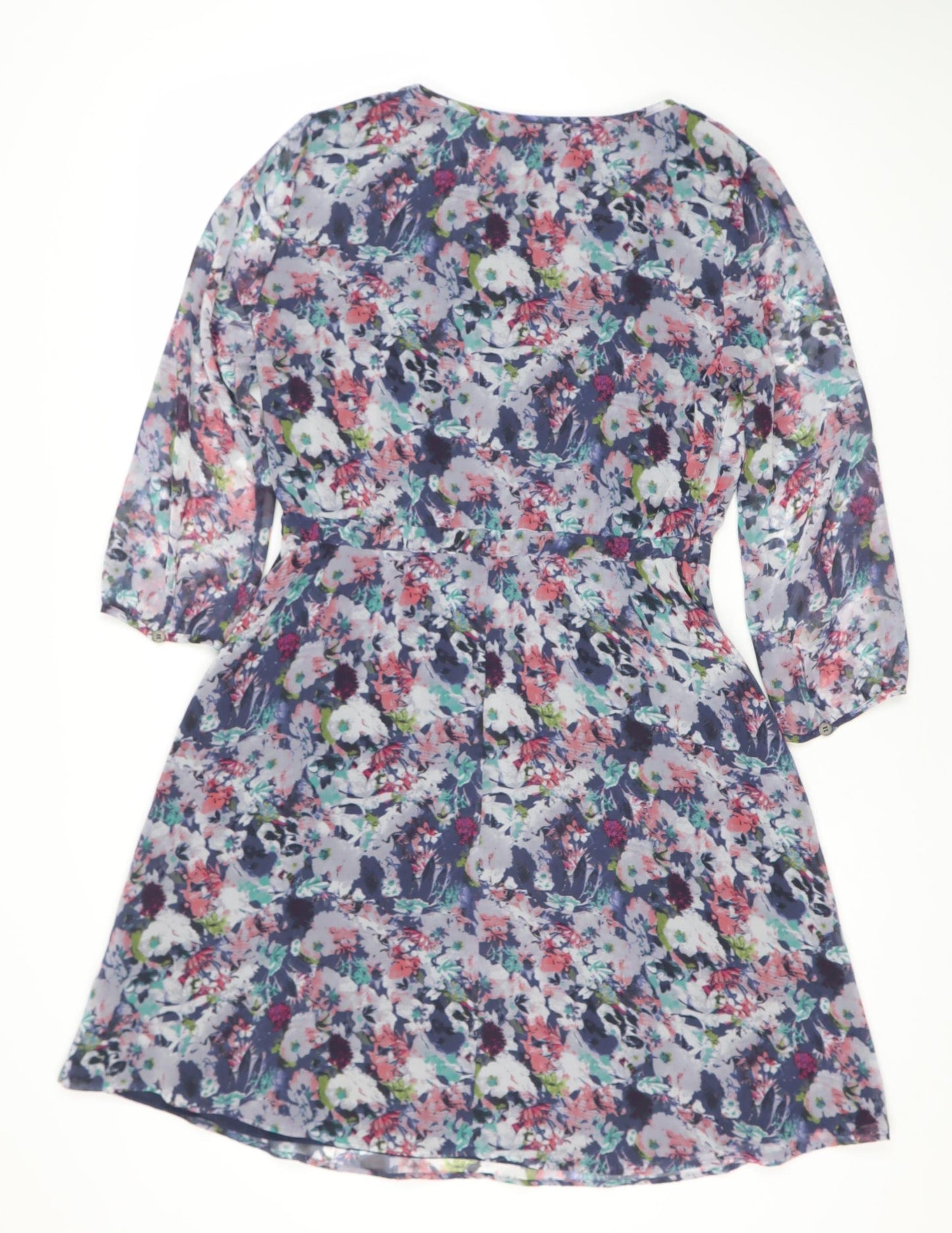 Marks and Spencer Women's Floral Dress - Size 8