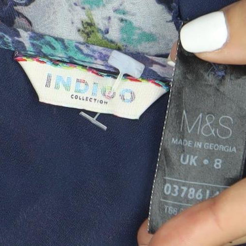 Marks and Spencer Women's Floral Dress - Size 8