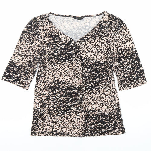 Marks and Spencer Women's Animal Print V-Neck Top
