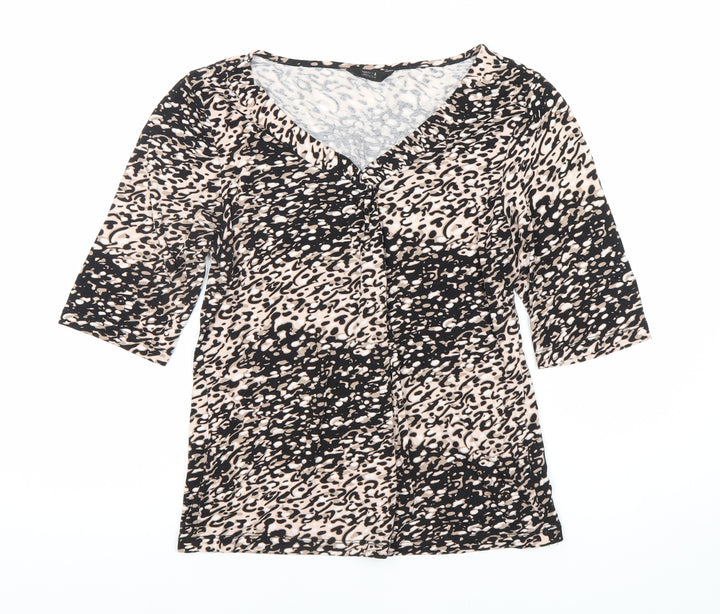 Marks and Spencer Women's Animal Print V-Neck Top