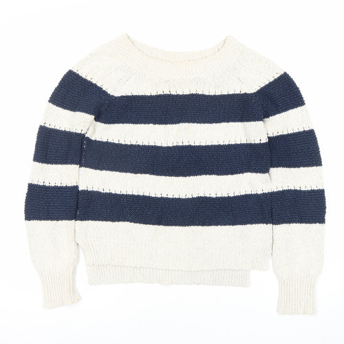 Next Women's Multicoloured Cotton Pullover Jumper