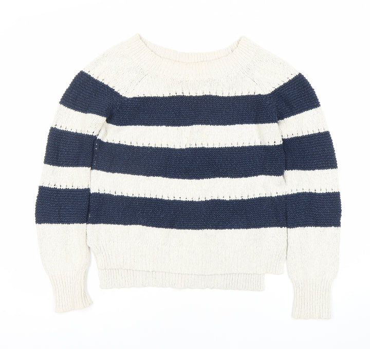 Next Women's Multicoloured Cotton Pullover Jumper