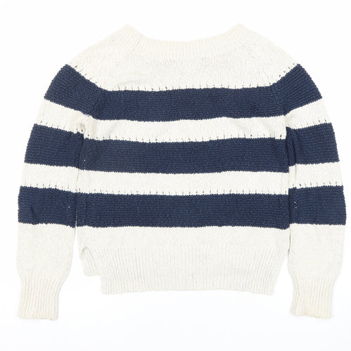 Next Women's Multicoloured Cotton Pullover Jumper
