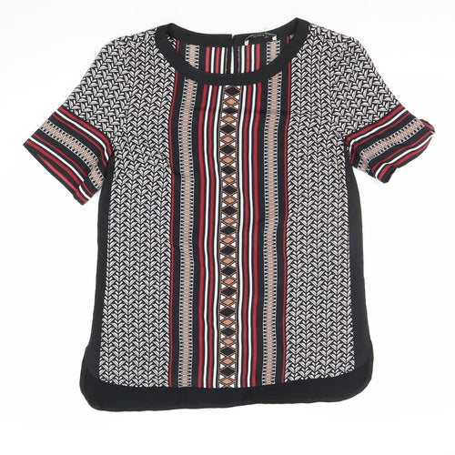 Oasis Women's Multicoloured S Geometric Blouse