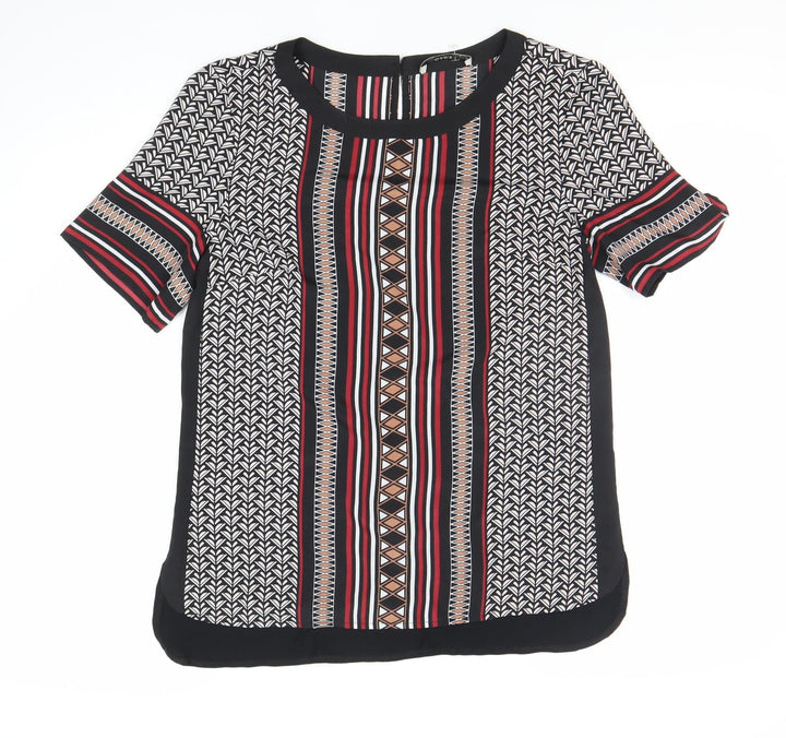 Oasis Women's Multicoloured S Geometric Blouse