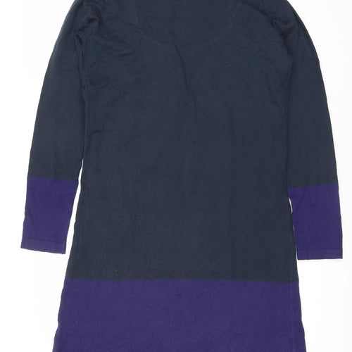 Colline Women's Blue Colourblock Shift Dress, Size 12