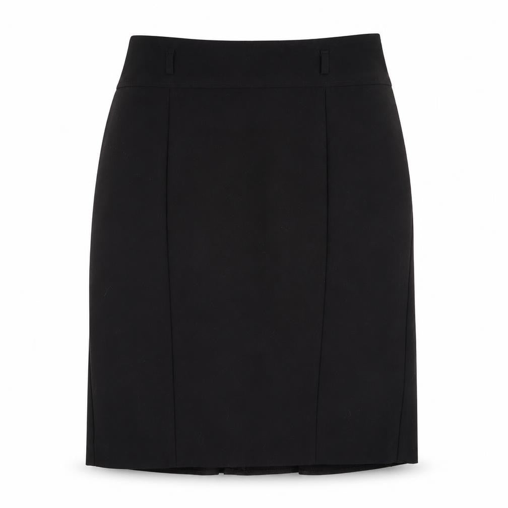 Front view of Principles Black Pleated Knee Length Skirt, size 10