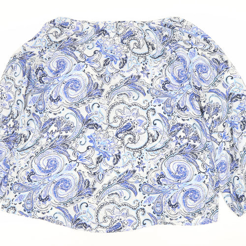 Rogers + Rogers Women's Paisley Long Sleeve Blouse