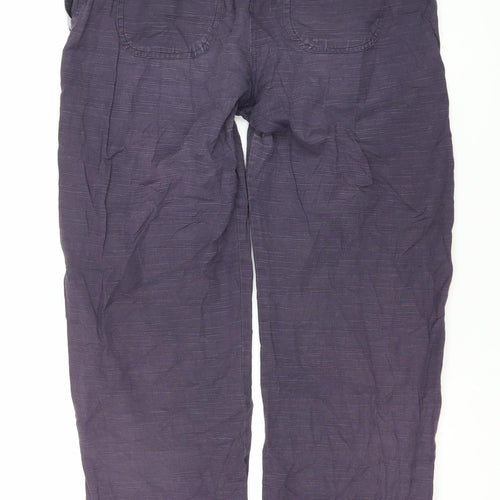 Nomads Women's Purple Straight Trousers Size 12