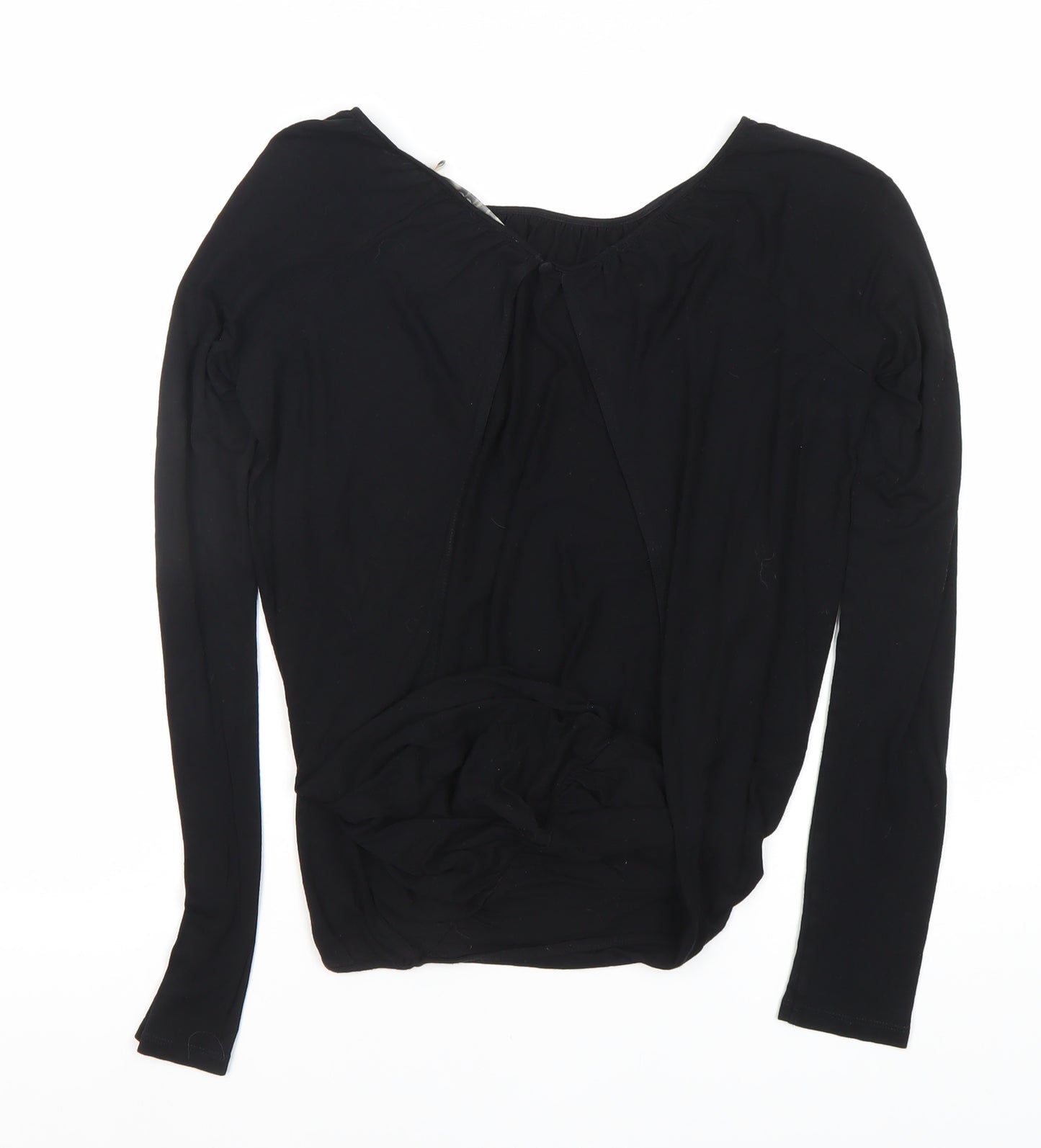 Reiss Women's Black XS Long Sleeve Top