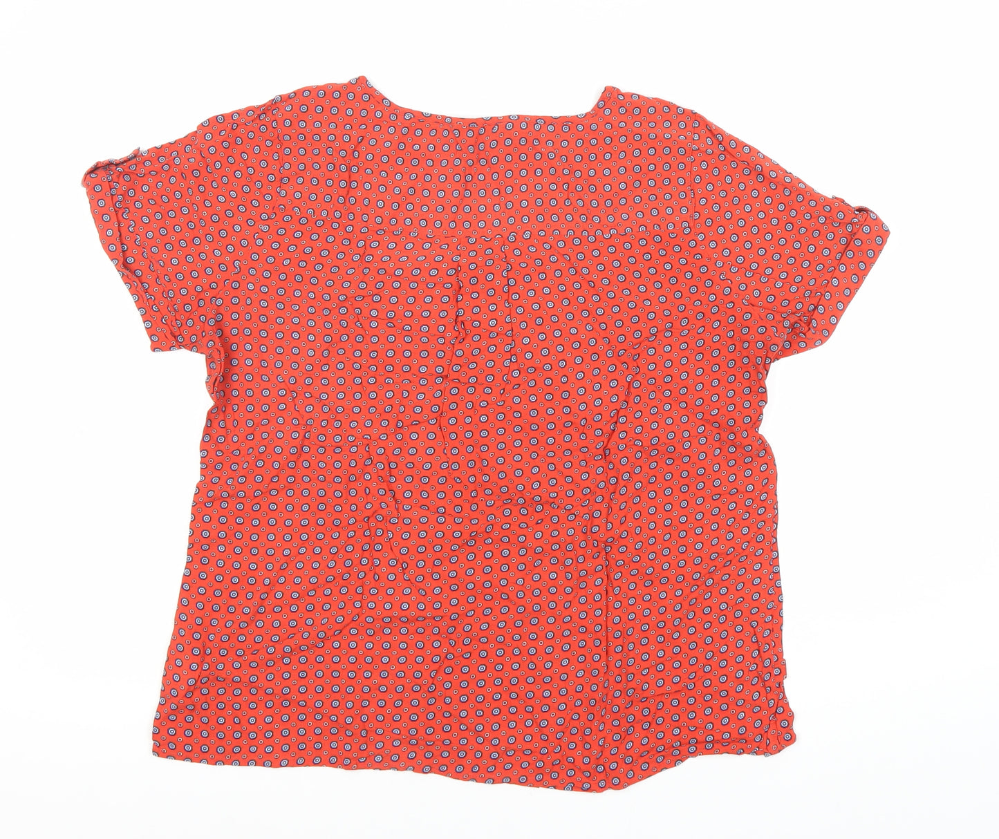 Marks and Spencer Red Women's Blouse UK Size 14