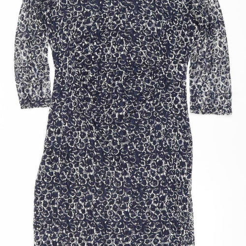 Marks and Spencer Women's Blue Sheath Dress Size 14