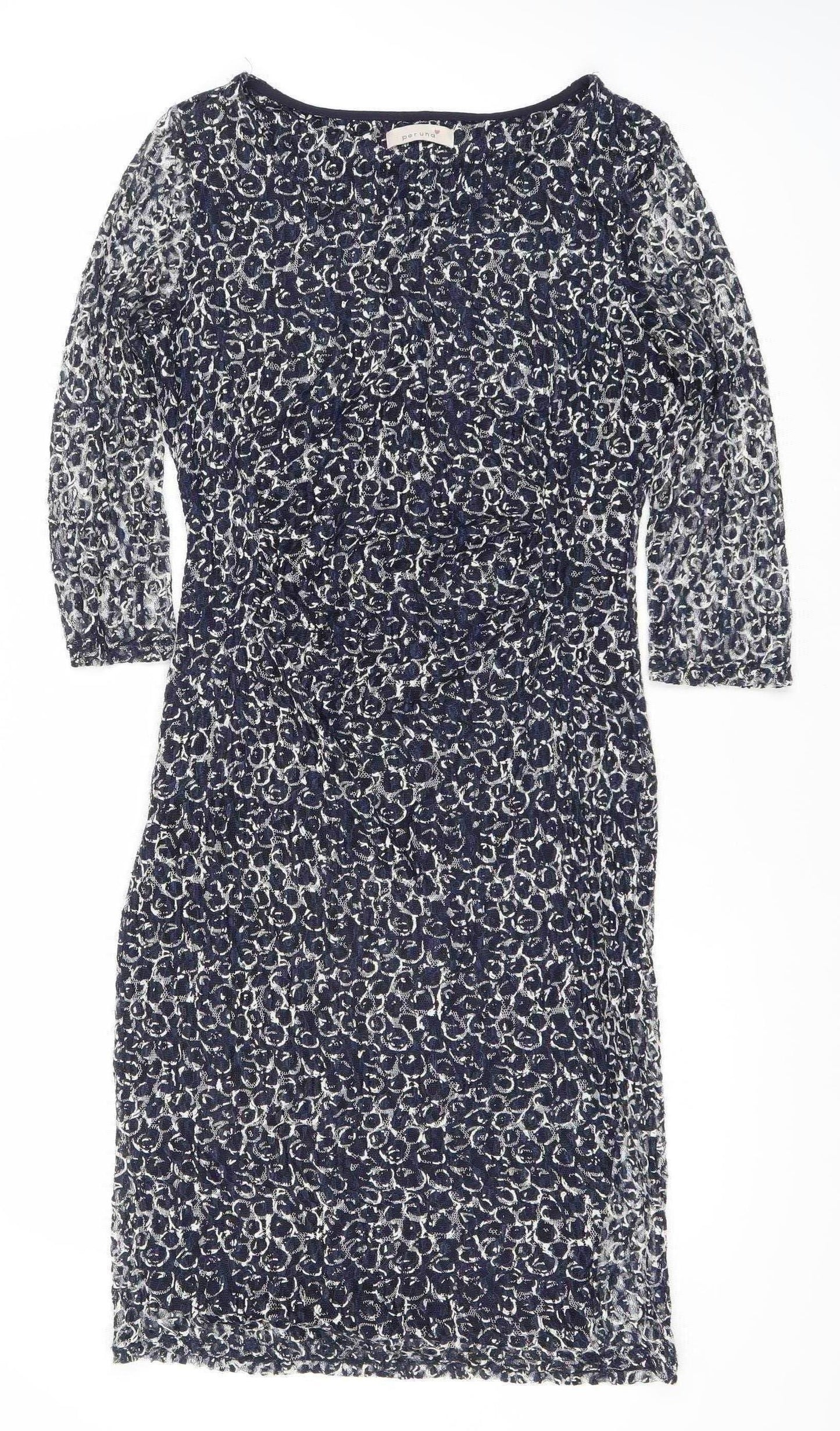 Marks and Spencer Women's Blue Sheath Dress Size 14