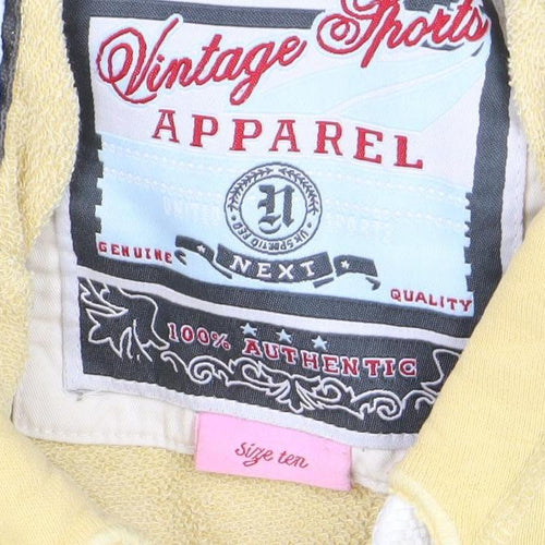 Next Women's Yellow Pullover Hoodie Size 12