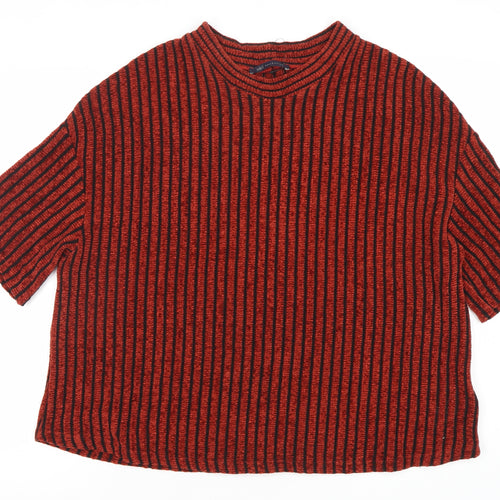 Marks and Spencer Women's Brown Striped Top Size 20