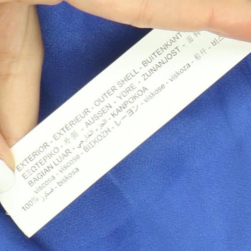 Zara Women Blue Halter Slip Dress Size 12