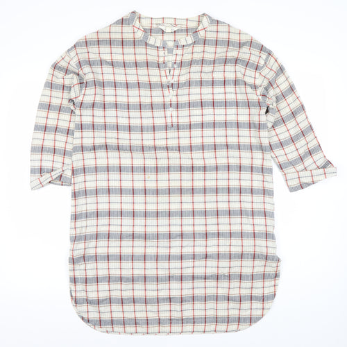Seasalt Cornwall Women's Multicoloured Check Tunic - Size 8