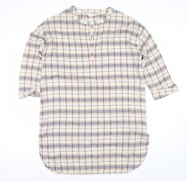 Seasalt Cornwall Women's Multicoloured Check Tunic - Size 8