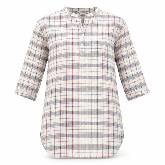 Front view of Seasalt Cornwall Women's Multicoloured Check Tunic -, size 8