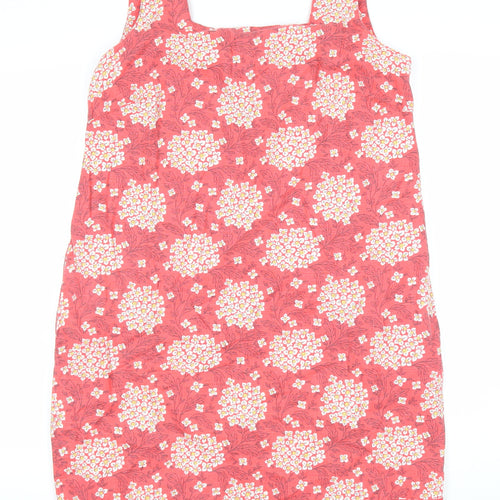Next Women's Red Floral Sleeveless Dress Size 12