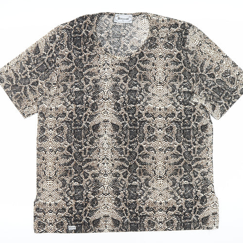 Boguar Women's Multicoloured Animal Print Top