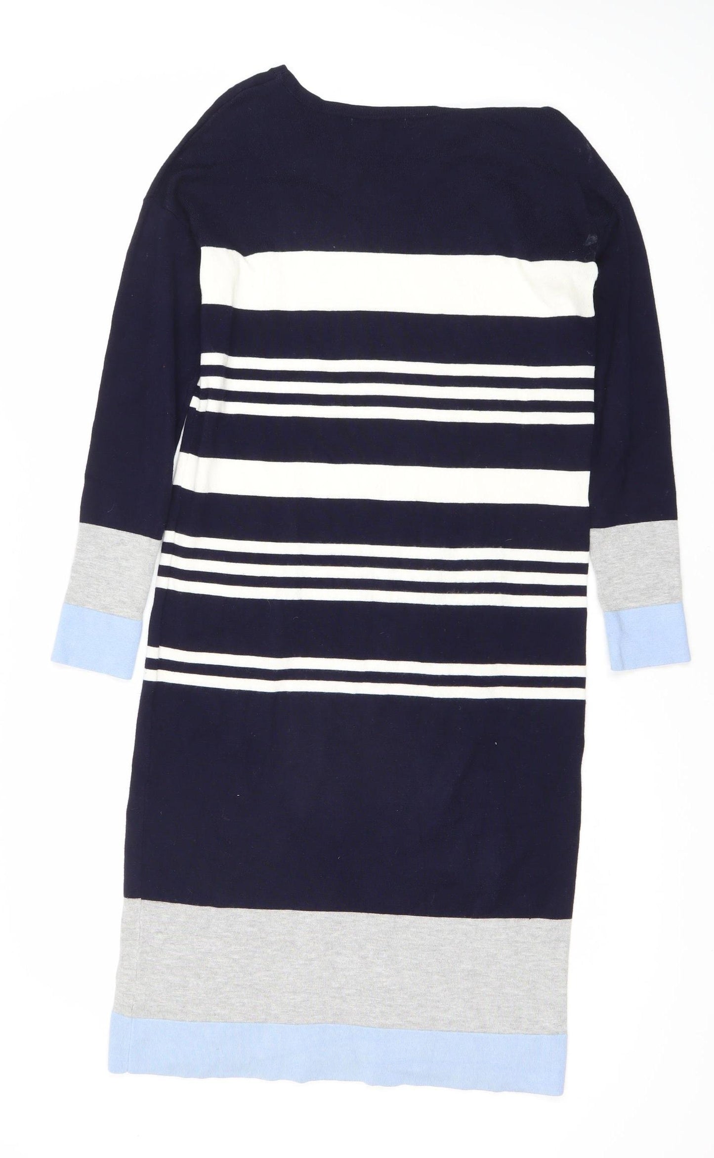 Oliver Bonas Women's Striped Knit Dress, Size 8, Multicoloured