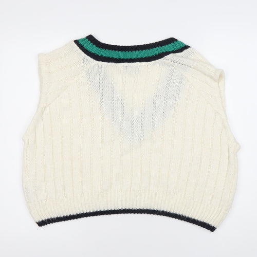 Topshop Women’s Multicoloured V-Neck Vest 10