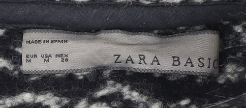Zara Women’s Black Wool Hooded Waistcoat M