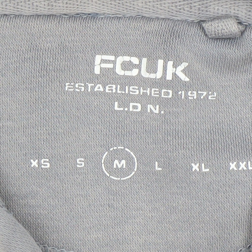 French Connection Men's Grey Hoodie Size M Pullover