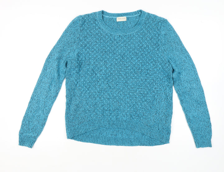 Marks and Spencer Women's Blue Pullover Jumper Size 14