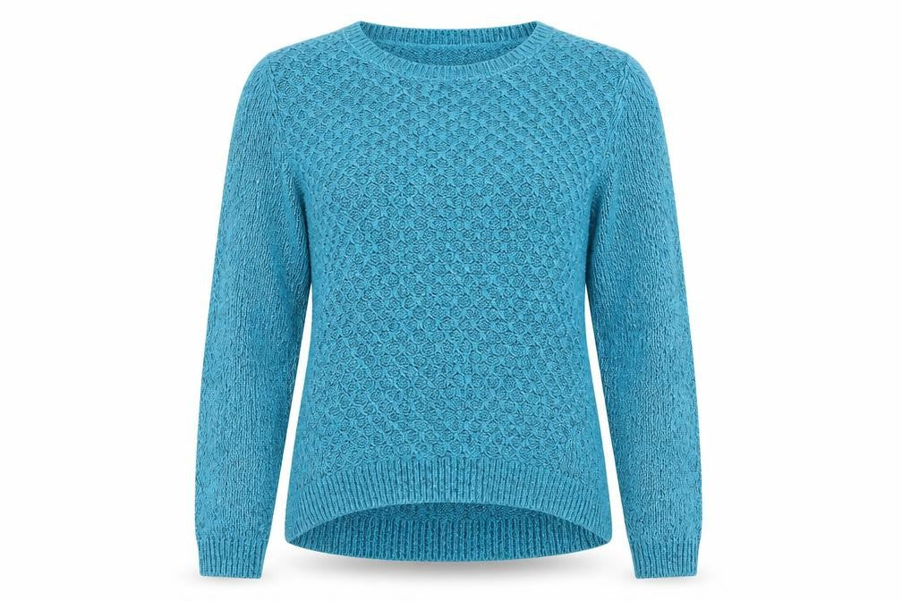 Front view of Marks & Spencer Women's Blue jumper, size 14