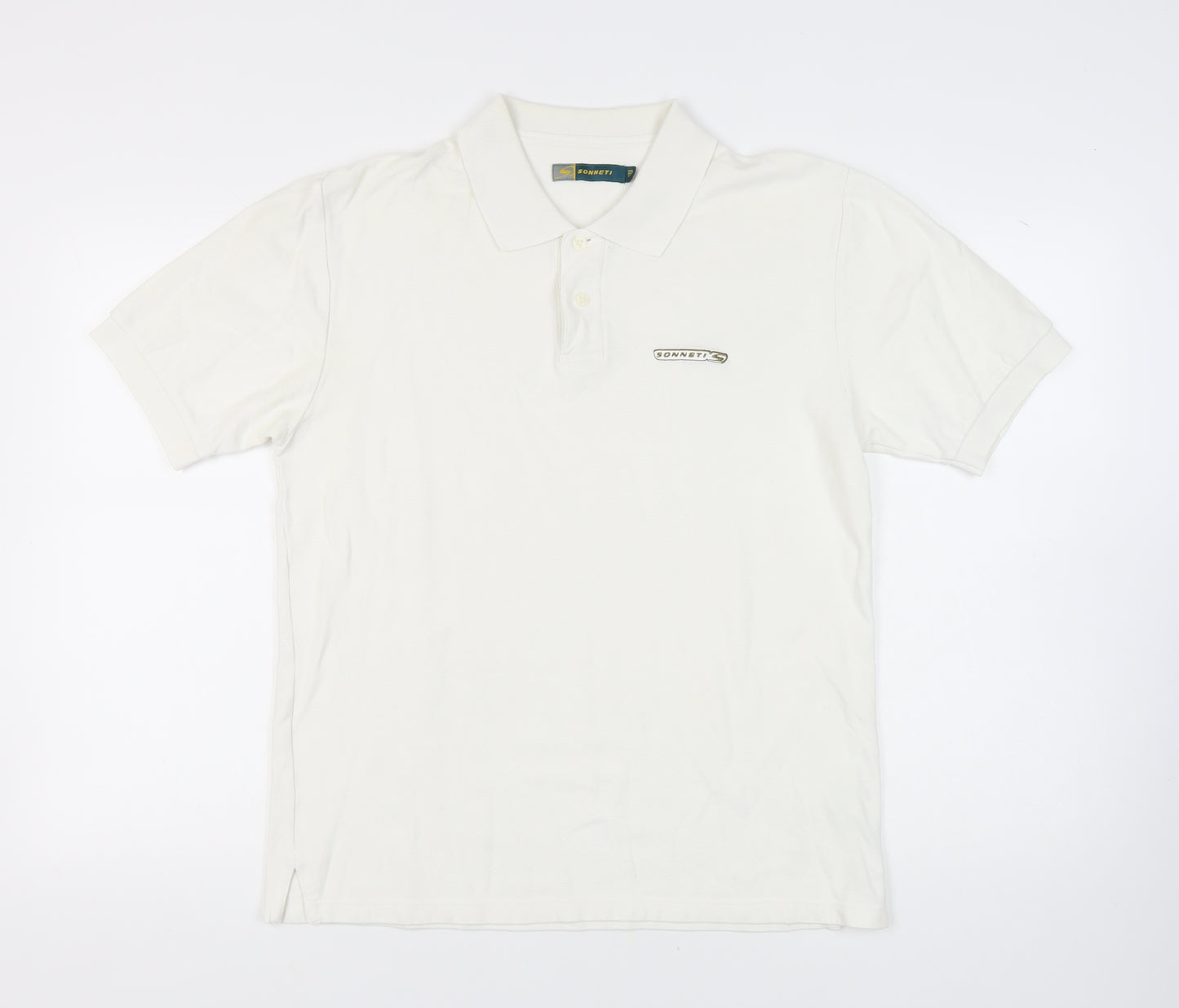 Sonneti Men’s White Polo Shirt M