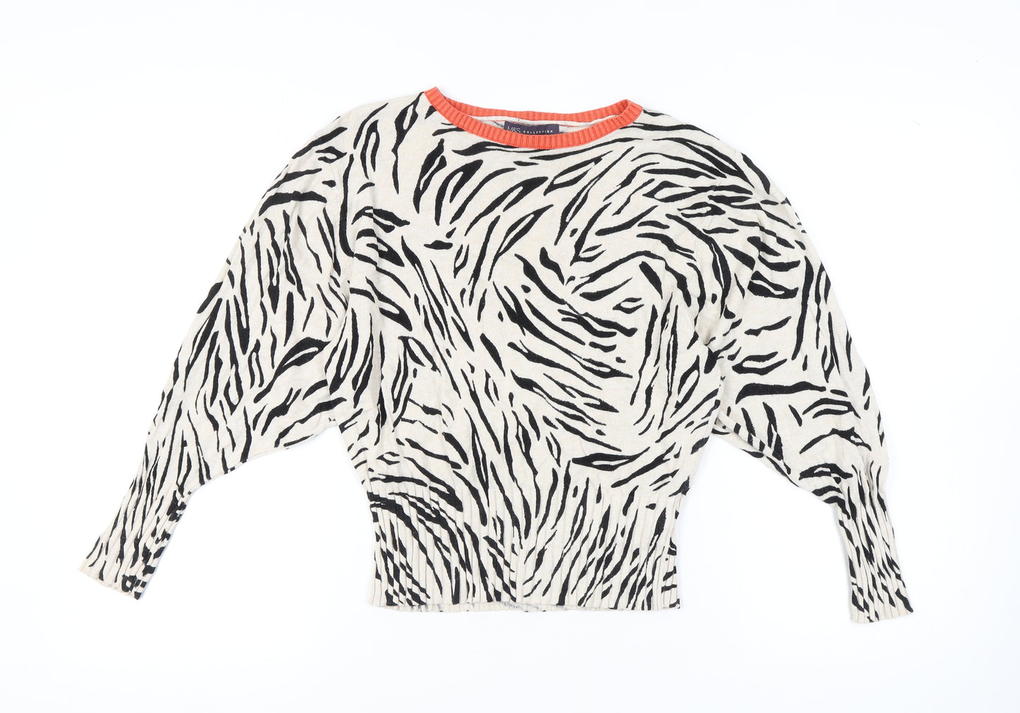 Marks and Spencer Women's Multicoloured Dolman Sleeve Pullover Jumper