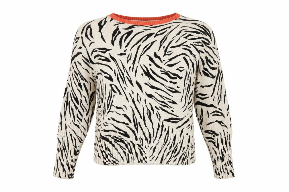 Front view of Marks & Spencer Women's Multicoloured Dolman Sleeve jumper