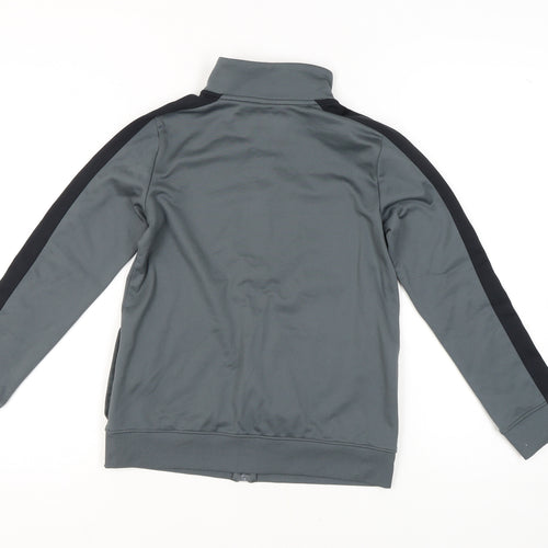 Under Armour Boys Medium Grey Full Zip Sweatshirt