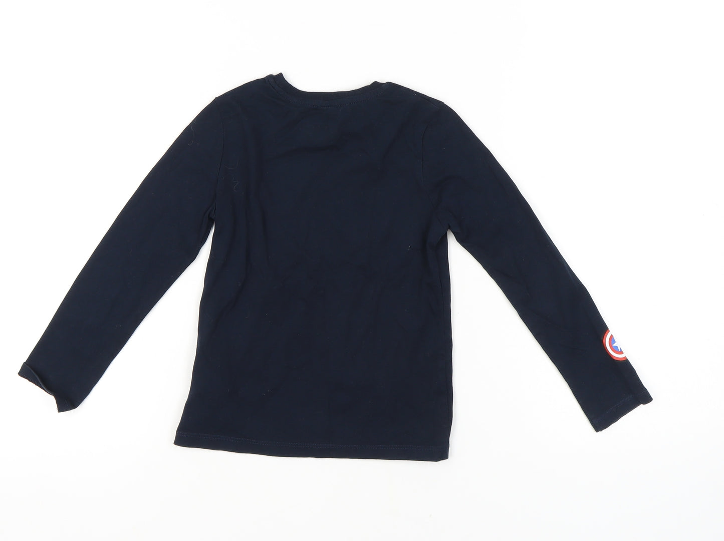 Marks and Spencer Boys Blue Captain America T-Shirt, 5-6 Years