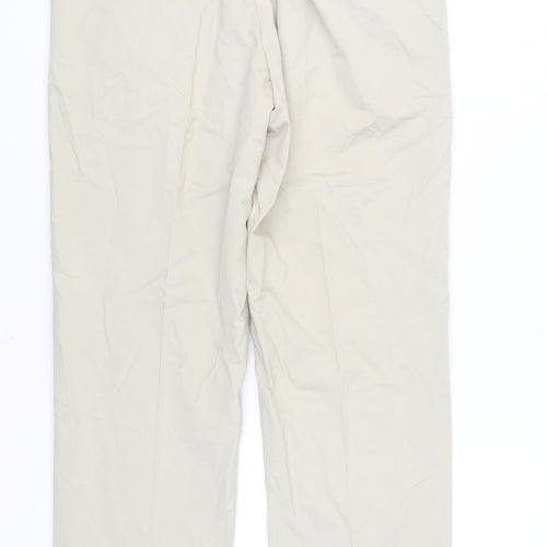 Marks and Spencer Men's Beige Chino Trousers, Size 36