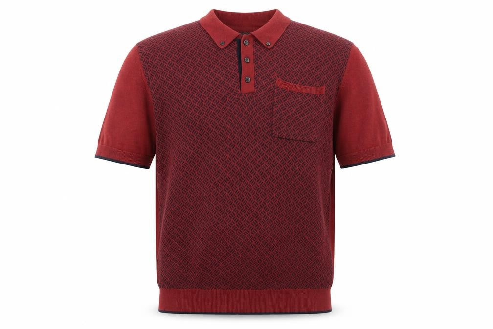 Front view of Marks & Spencer Men's Red M jumper