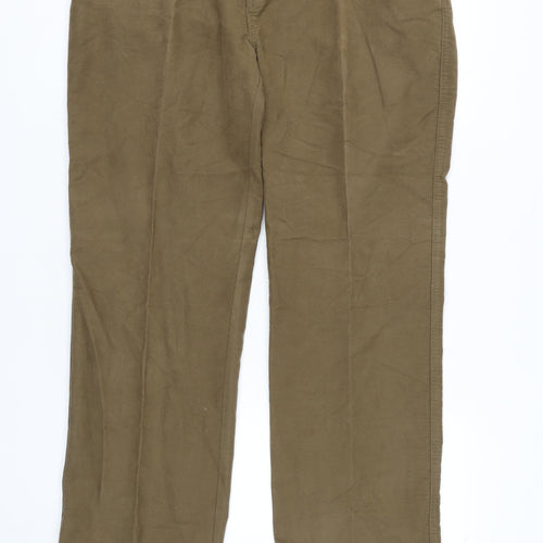 Harvey Parker Men's Brown Chino Trousers Size 42R
