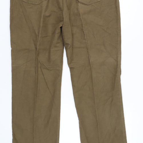 Harvey Parker Men's Brown Chino Trousers Size 42R