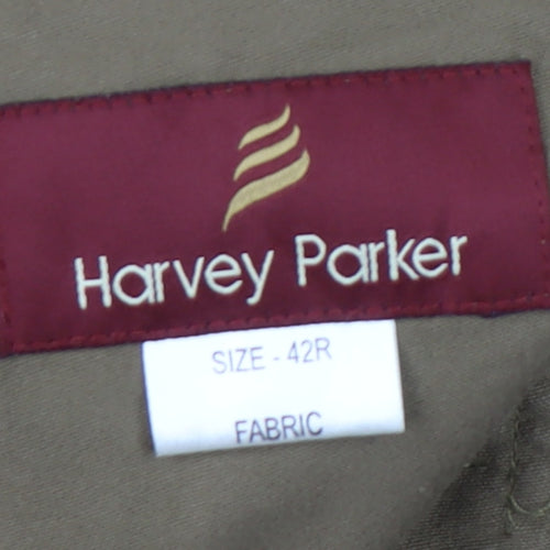 Harvey Parker Men's Brown Chino Trousers Size 42R