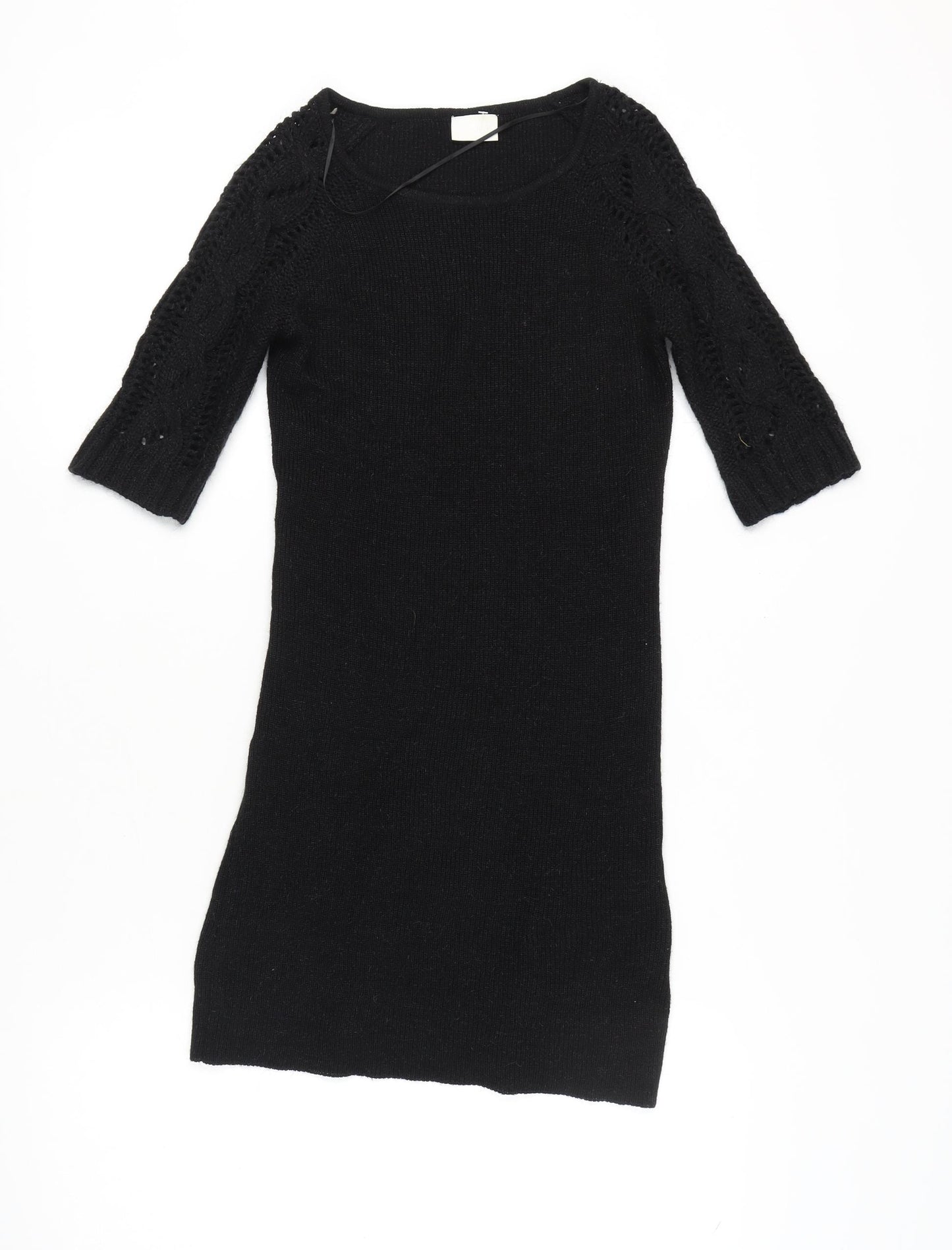 VILA Black Women's XS Knit Dress - Autumn Style