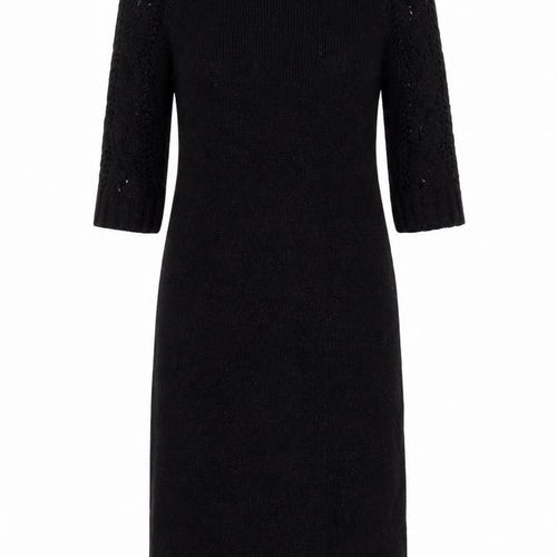 VILA Black Women's XS Knit Dress - Autumn Style