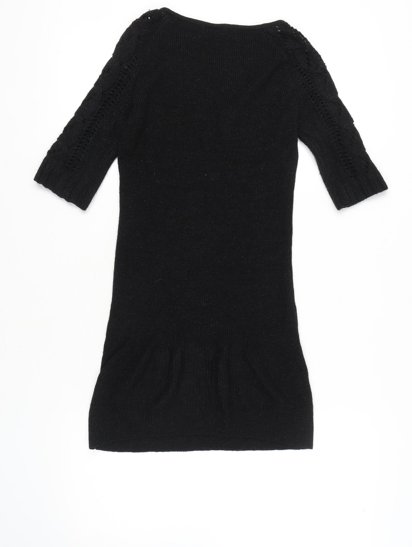 VILA Black Women's XS Knit Dress - Autumn Style