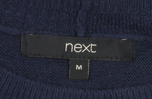Next Women's Blue Pullover Jumper, M, Studded
