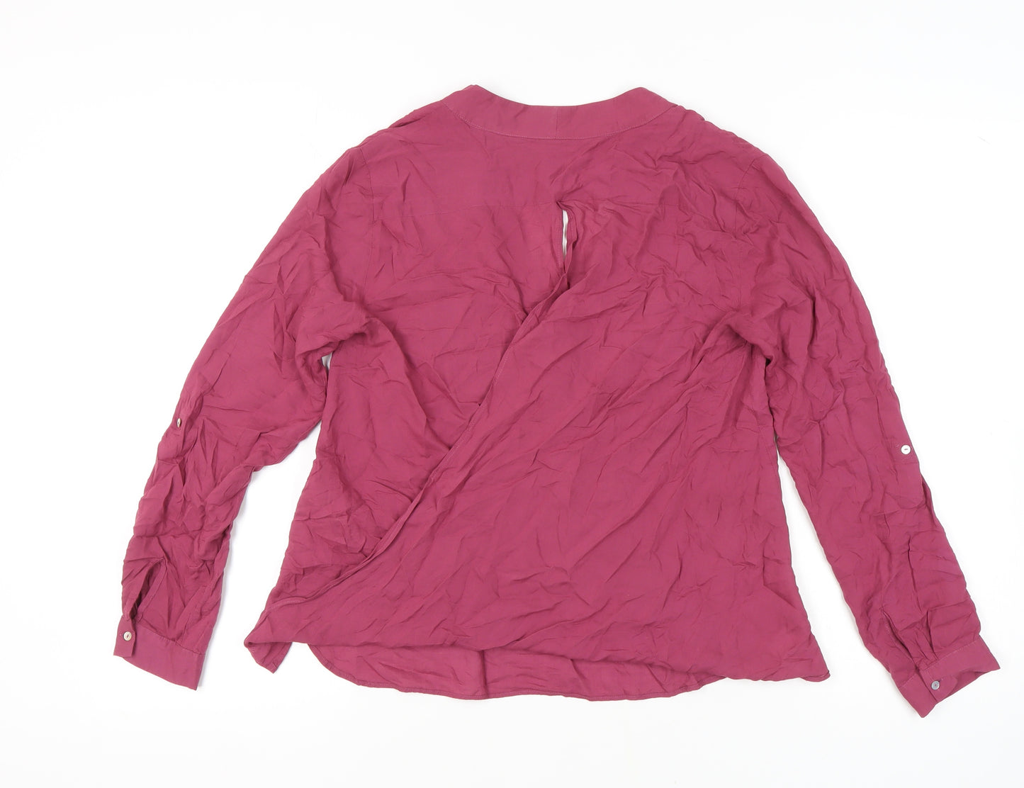 Zara Woman Pink Blouse, Size M, Long Sleeve
