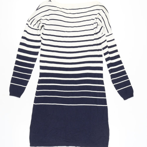 Monsoon Women's Striped Knit Jumper Dress, Small