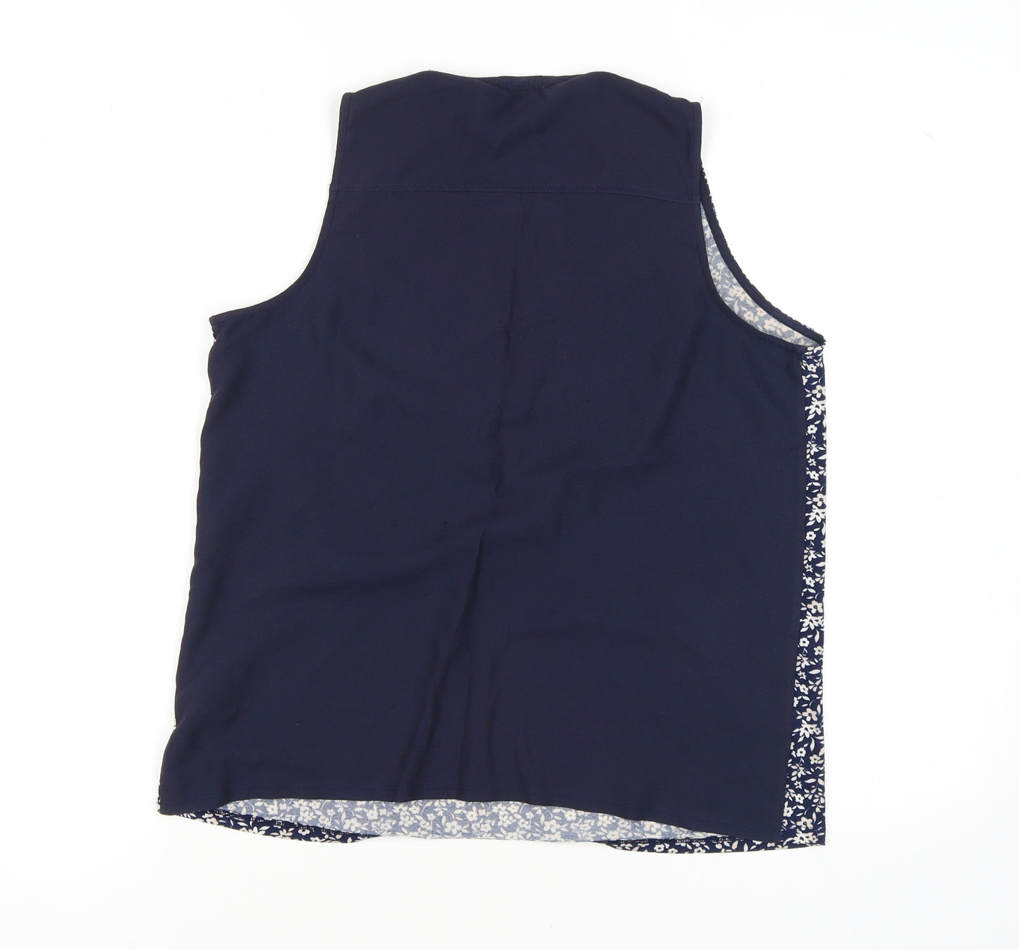 Next Women's Blue Floral Tank Top Size 12