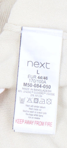 Next Women's Ivory Roll Neck Jumper L